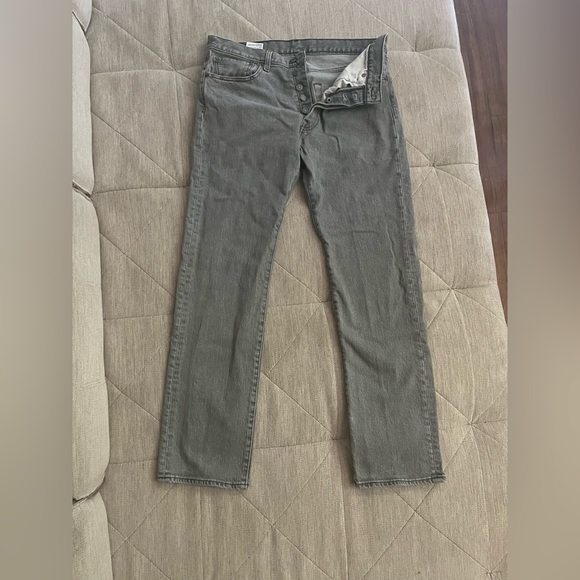 Levi 501 gray jeans - Picture 2 of 10